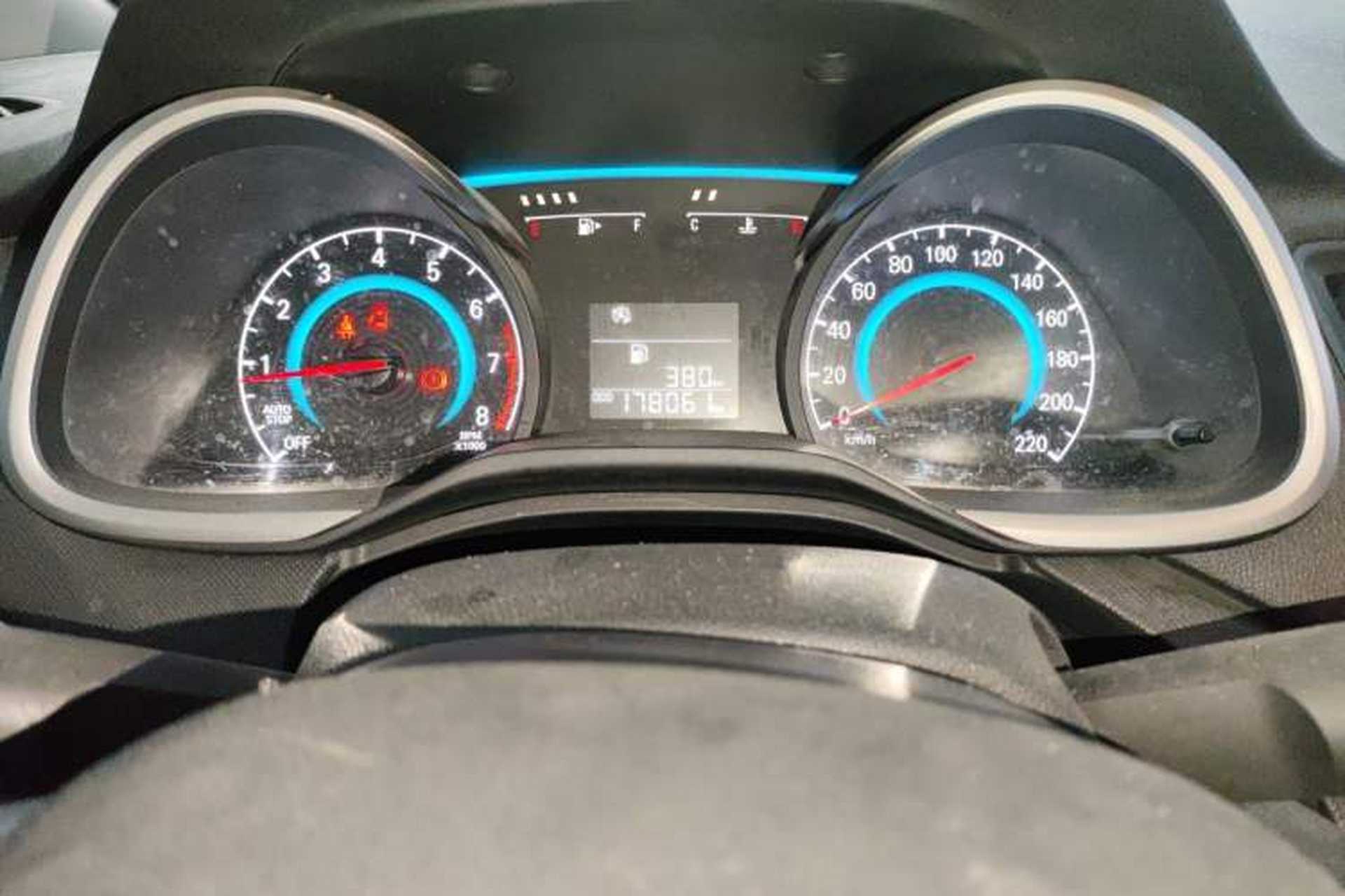 Used Chevrolet Cavalier 2016 1.5L Manual Enjoyment Edition Odometer Close Up