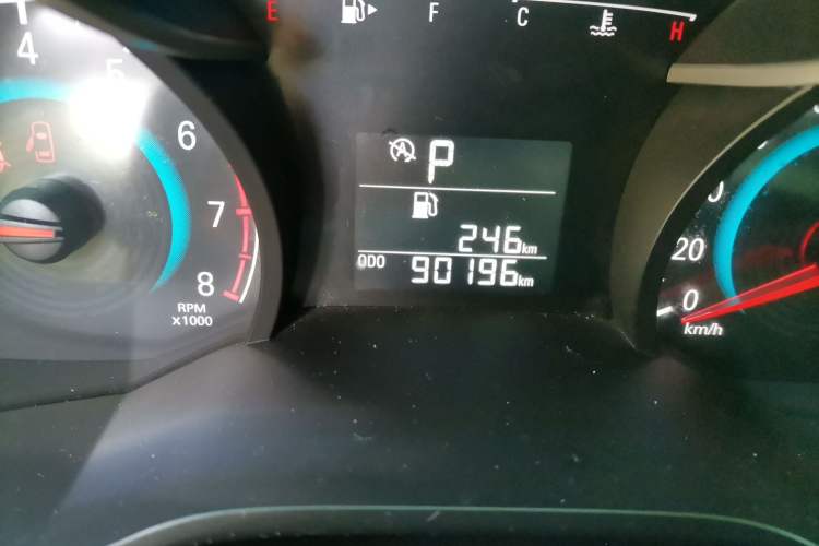 Used Chevrolet Cavalier 2016 1.5L Automatic Enjoyment Edition Odometer Close Up