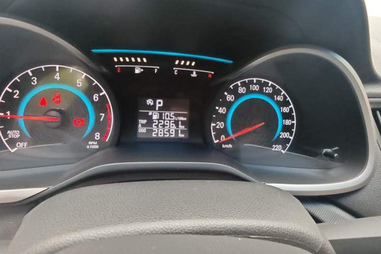 Used Chevrolet Cavalier 2016 1.5L Automatic Enjoyment Edition Odometer Close Up