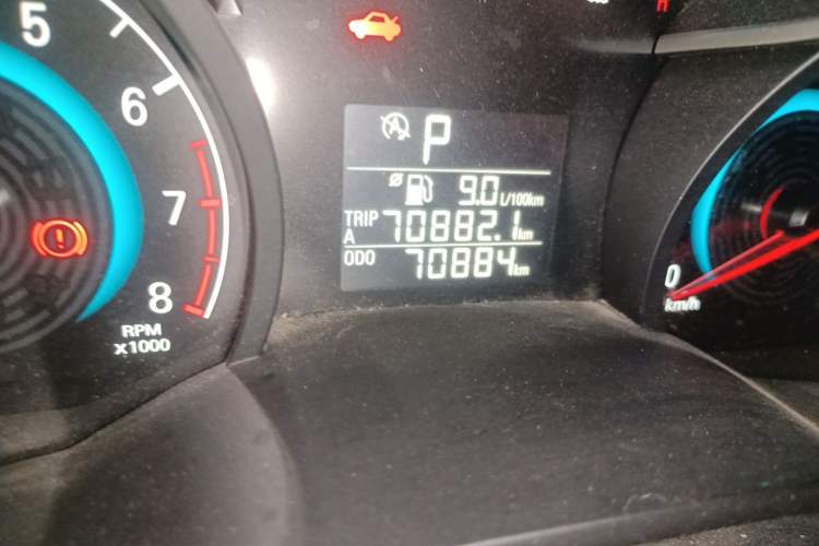 Used Chevrolet Cavalier 2016 1.5L Automatic Xinyue Edition Odometer Close Up
