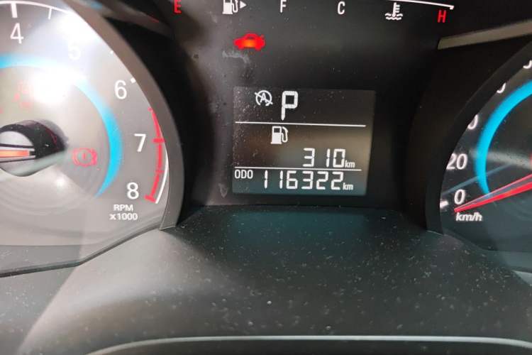 Used Chevrolet Cavalier 2016 1.5L Automatic Enjoyment Edition Odometer Close Up