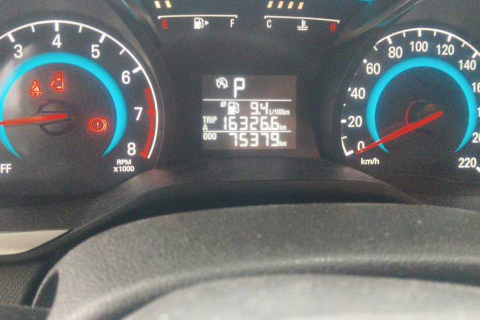 Used Chevrolet Cavalier 2016 1.5L Automatic Xinyue Edition Odometer Close Up