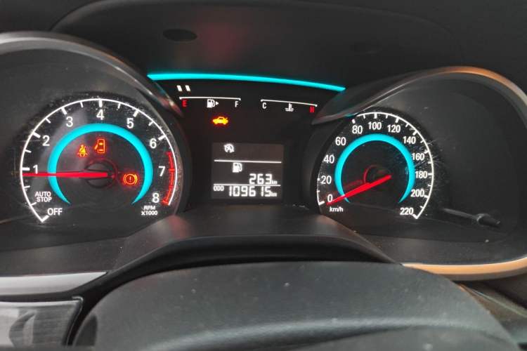 Used Chevrolet Cavalier 2016 1.5L Manual Enjoyment Edition Odometer Close Up
