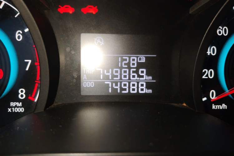 Used Chevrolet Cavalier 2016 1.5L Manual Enjoyment Edition Odometer Close Up