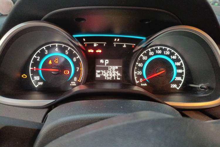 Used Chevrolet Cavalier 2016 1.5L Automatic Xinyue Edition Odometer Close Up