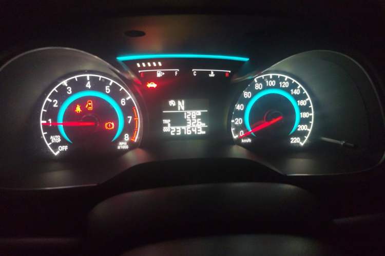 Used Chevrolet Cavalier 2016 1.5L Automatic Enjoyment Edition Odometer Close Up