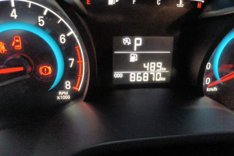 Used Chevrolet Cavalier 2016 1.5L Automatic Enjoyment Edition Odometer Close Up