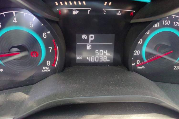 Used Chevrolet Cavalier 2016 1.5L Automatic Xinyue Edition Odometer Close Up