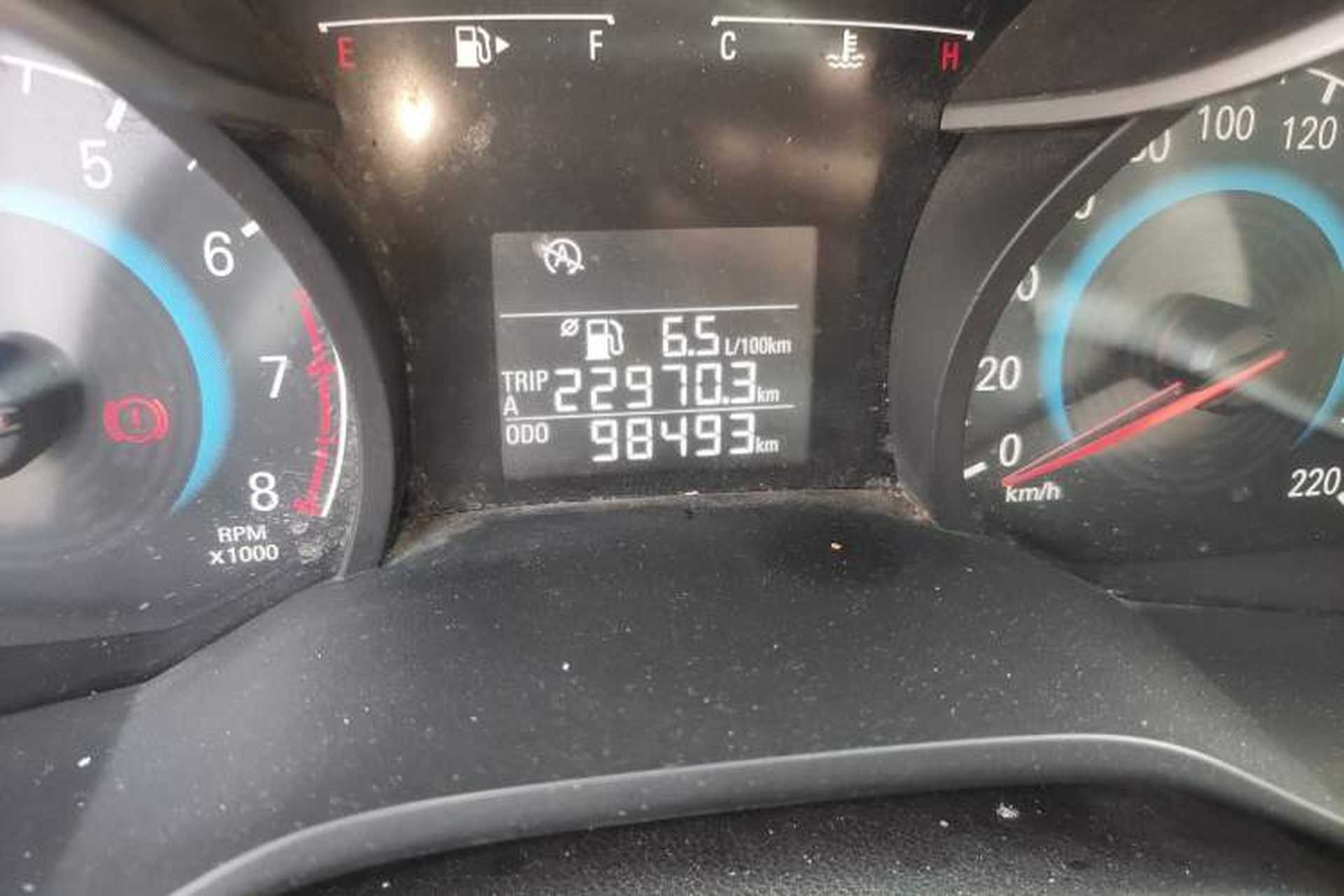 Used Chevrolet Cavalier 2016 1.5L Manual Enjoyment Edition Odometer Close Up