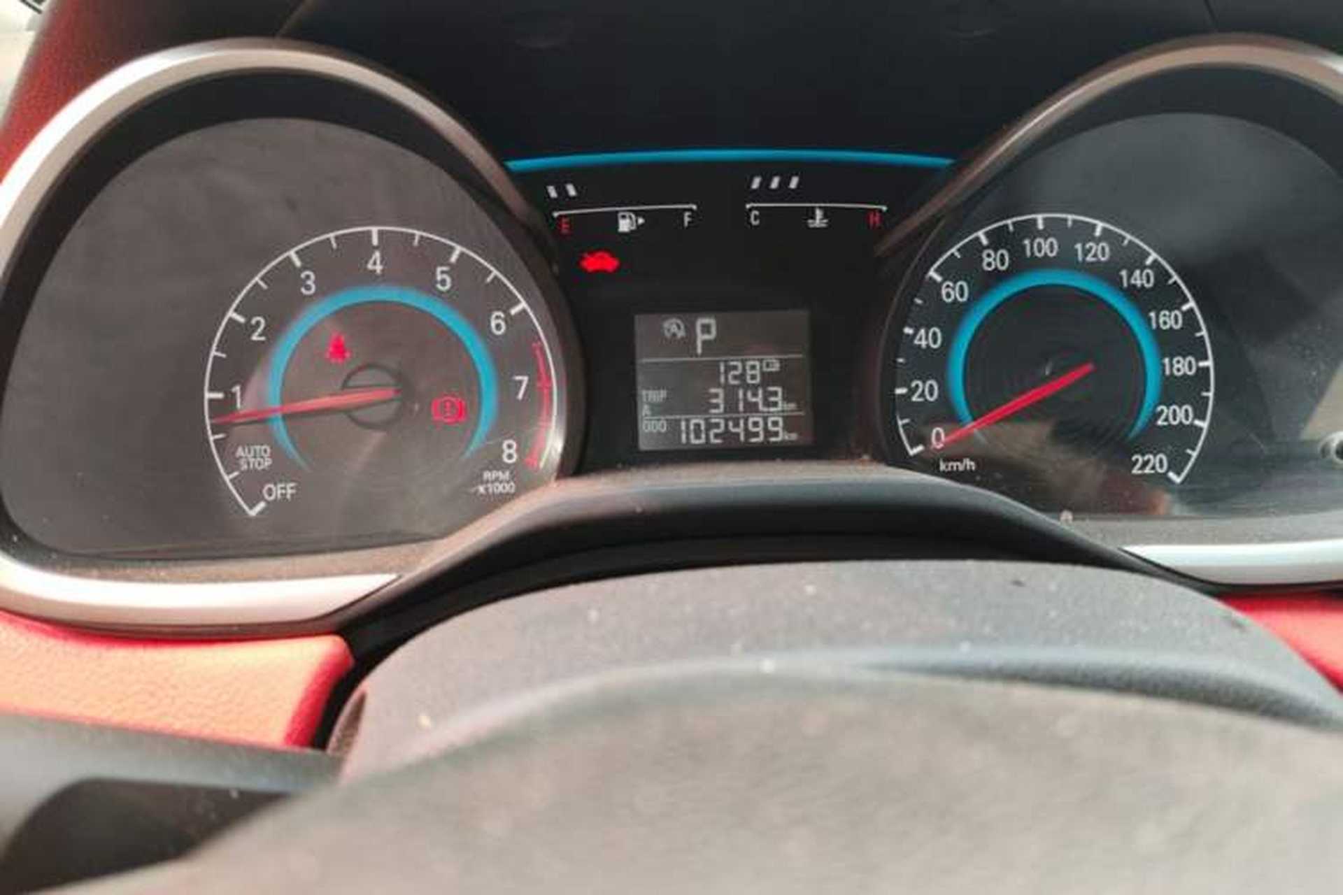 Used Chevrolet Cavalier 2016 1.5L Automatic Enjoyment Edition Odometer Close Up