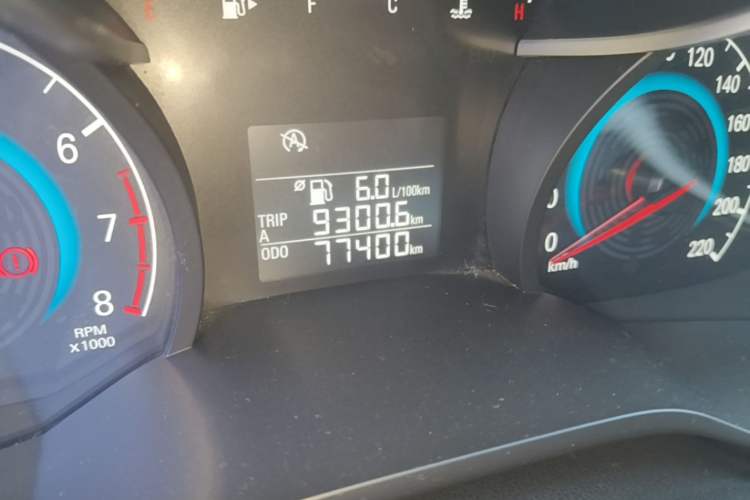 Used Chevrolet Cavalier 2016 1.5L Manual Enjoyment Edition Odometer Close Up