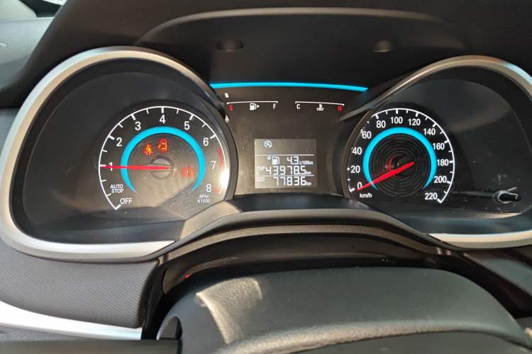 Used Chevrolet Cavalier 2016 1.5L Manual Xinyue Edition Odometer Close Up