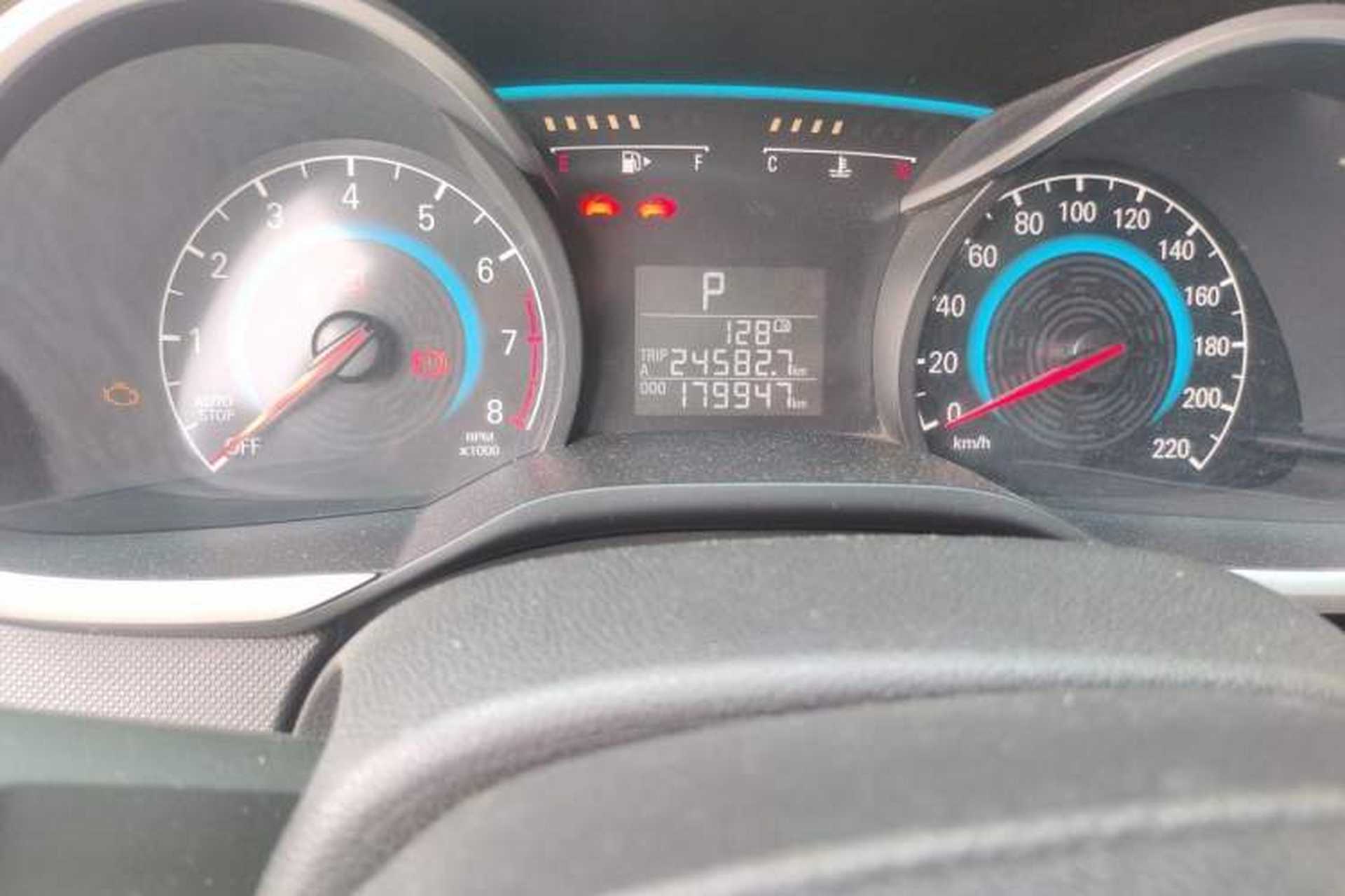 Used Chevrolet Cavalier 2016 1.5L Automatic Enjoyment Edition Odometer Close Up