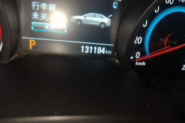 Used Chevrolet Cavalier 2016 1.5L Automatic Xinsong Edition Odometer Close Up
