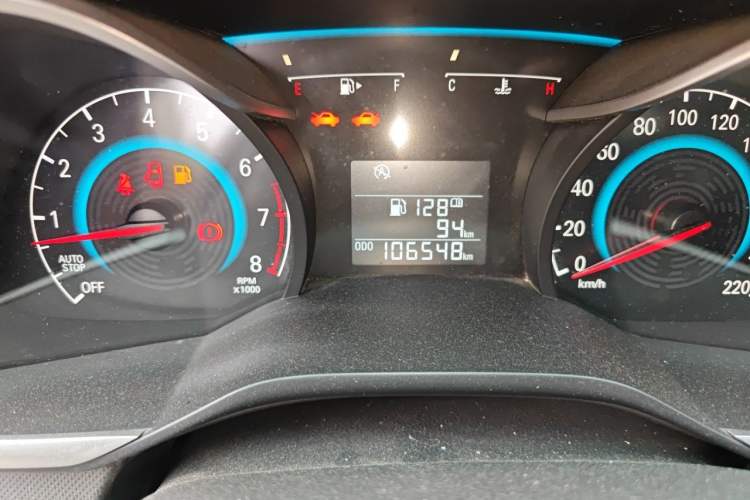 Used Chevrolet Cavalier 2016 1.5L Manual Xinyue Edition Odometer Close Up