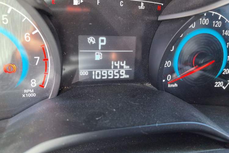 Used Chevrolet Cavalier 2016 1.5L Automatic Xinyue Edition Odometer Close Up