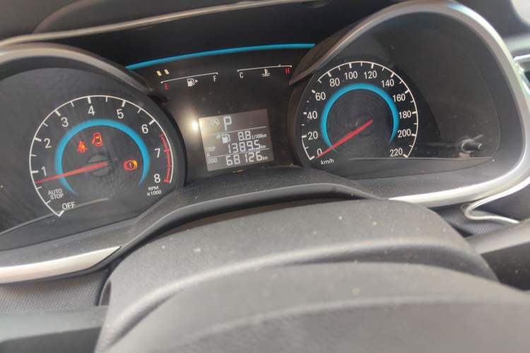 Used Chevrolet Cavalier 2016 1.5L Automatic Xinyue Edition Odometer Close Up