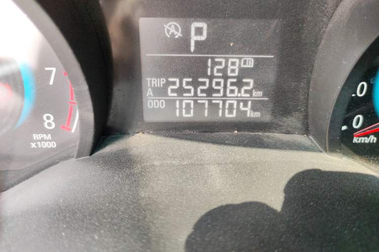 Used Chevrolet Cavalier 2016 1.5L Automatic Enjoyment Edition Odometer Close Up