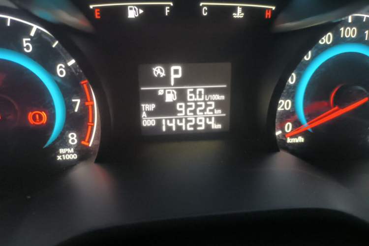 Used Chevrolet Cavalier 2016 1.5L Automatic Xinyue Edition Odometer Close Up