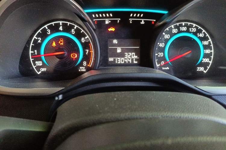 Used Chevrolet Cavalier 2016 1.5L Manual Enjoyment Edition Odometer Close Up