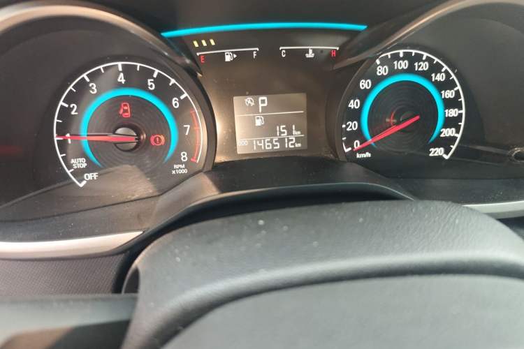 Used Chevrolet Cavalier 2016 1.5L Automatic Xinyue Edition Odometer Close Up