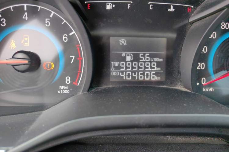 Used Chevrolet Cavalier 2016 1.5L Manual Enjoyment Edition Odometer Close Up