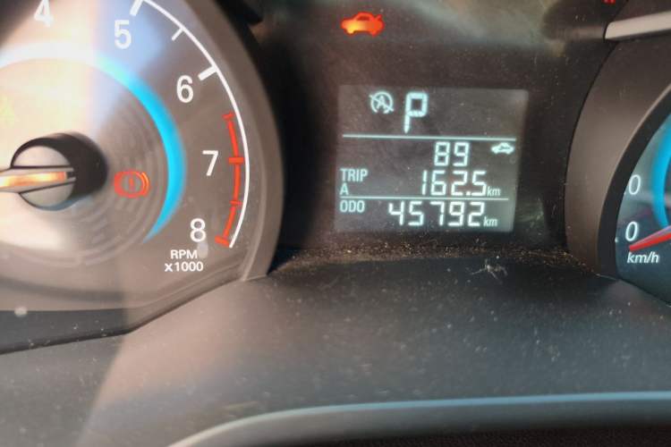 Used Chevrolet Cavalier 2016 1.5L Automatic Xinyue Edition Odometer Close Up