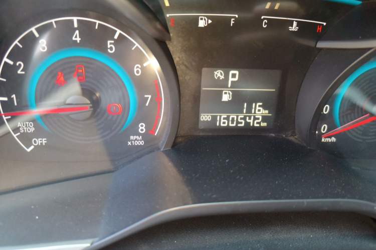Used Chevrolet Cavalier 2016 1.5L Automatic Enjoyment Edition Odometer Close Up