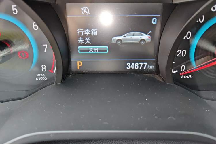 Used Chevrolet Cavalier 2016 1.5L Automatic Xinsong Edition Odometer Close Up
