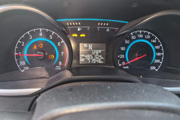 Used Chevrolet Cavalier 2016 1.5L Automatic Enjoyment Edition Odometer Close Up