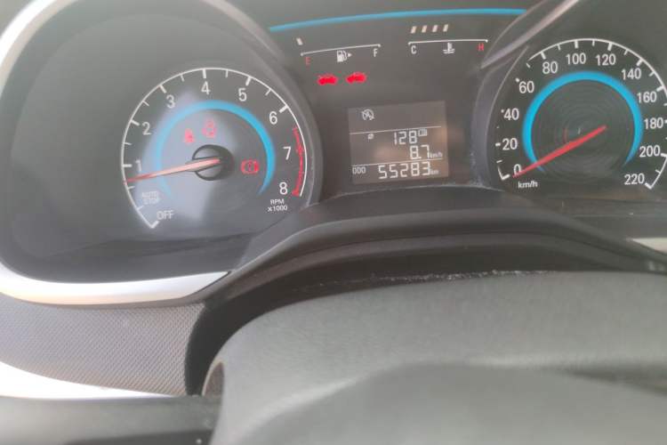 Used Chevrolet Cavalier 2016 1.5L Manual Enjoyment Edition Odometer Close Up