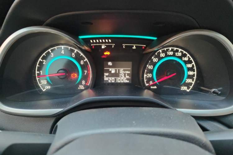 Used Chevrolet Cavalier 2016 1.5L Manual Enjoyment Edition Odometer Close Up