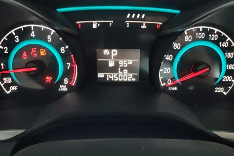 Used Chevrolet Cavalier 2016 1.5L Automatic Enjoyment Edition Odometer Close Up