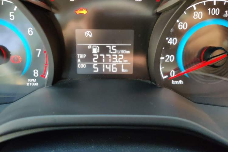 Used Chevrolet Cavalier 2016 1.5L Manual Xinyue Edition Odometer Close Up