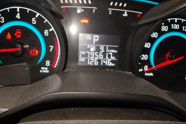 Used Chevrolet Cavalier 2016 1.5L Automatic Xinyue Edition Odometer Close Up