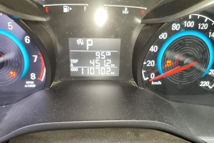 Used Chevrolet Cavalier 2016 1.5L Automatic Enjoyment Edition Odometer Close Up