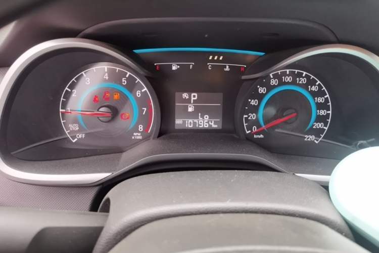 Used Chevrolet Cavalier 2016 1.5L Automatic Xinyue Edition Odometer Close Up