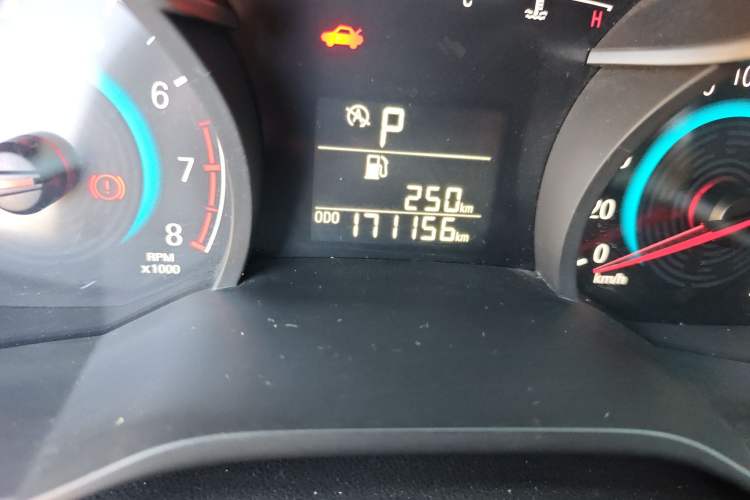 Used Chevrolet Cavalier 2016 1.5L Automatic Xinyue Edition Odometer Close Up