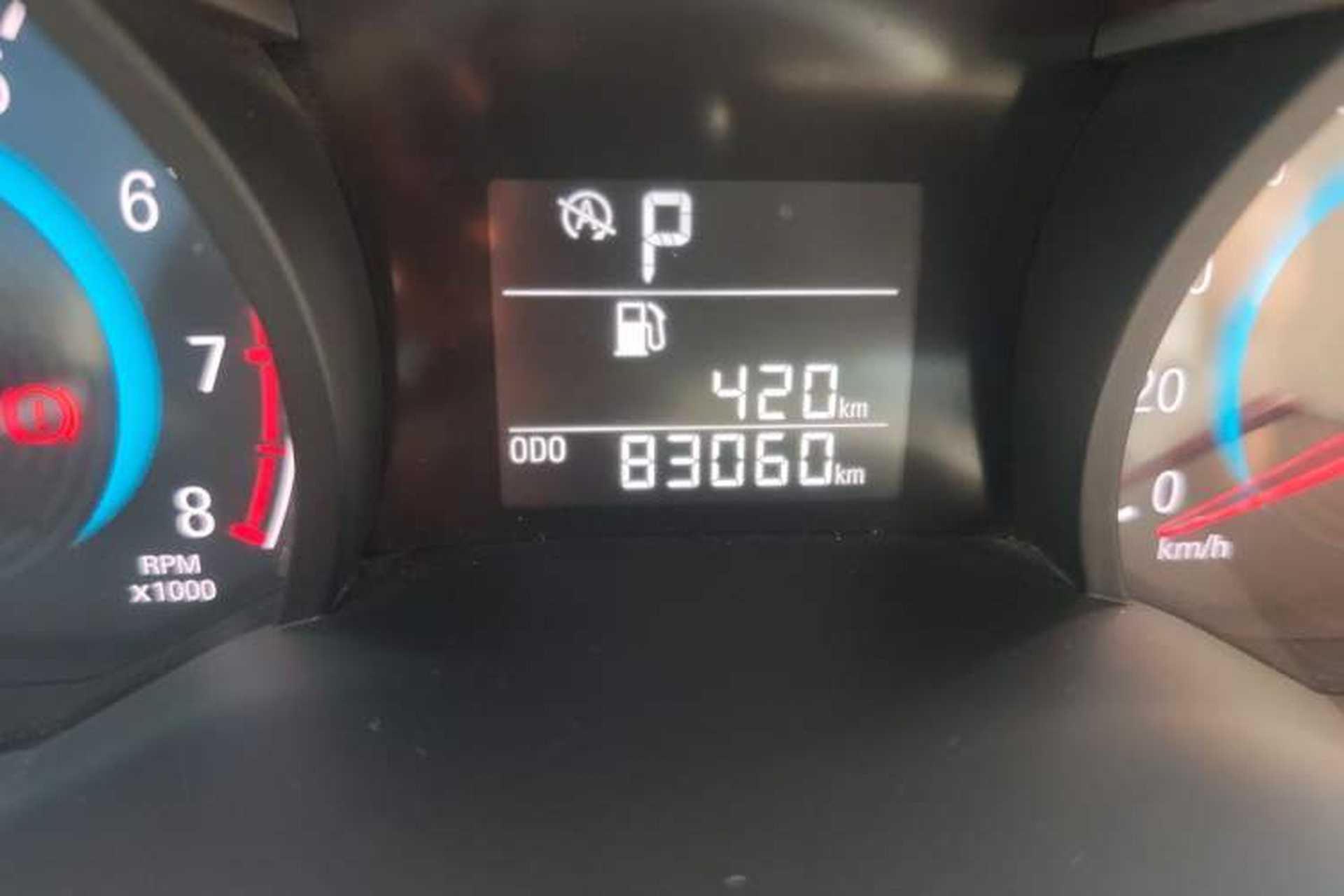 Used Chevrolet Cavalier 2016 1.5L Automatic Enjoyment Edition Odometer Close Up