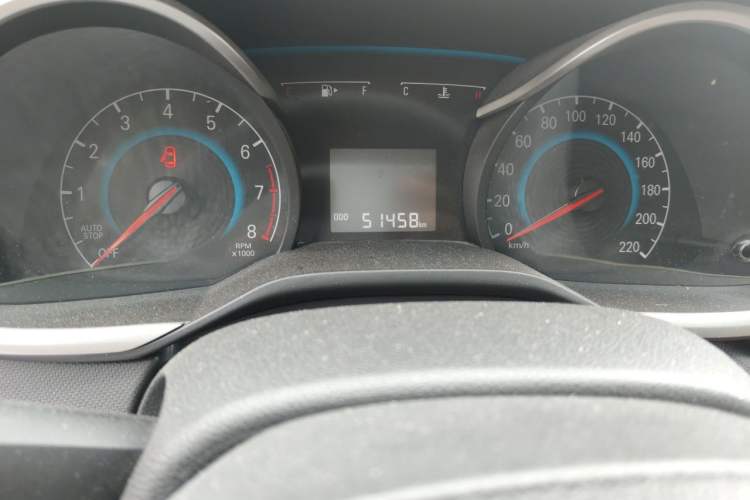 Used Chevrolet Cavalier 2018 320 Automatic Xinyue Edition Odometer Close Up