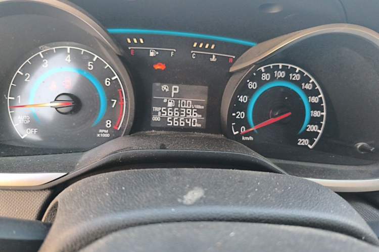 Used Chevrolet Cavalier 2018 320 Automatic Xinyue Edition Odometer Close Up