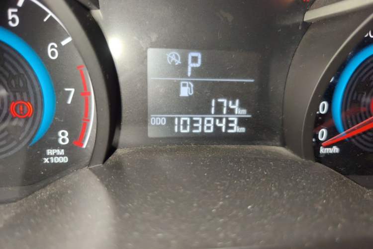 Used Chevrolet Cavalier 2018 320 Automatic Xinyue Edition Odometer Close Up