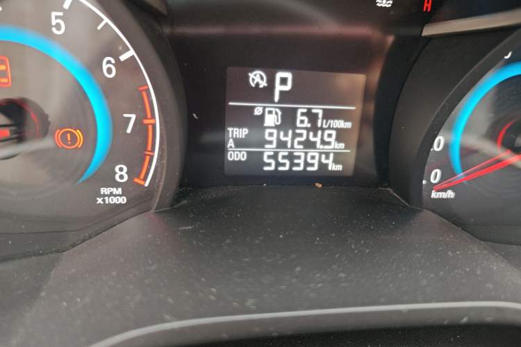 Used Chevrolet Cavalier 2018 320 Automatic Xinyue Edition Odometer Close Up