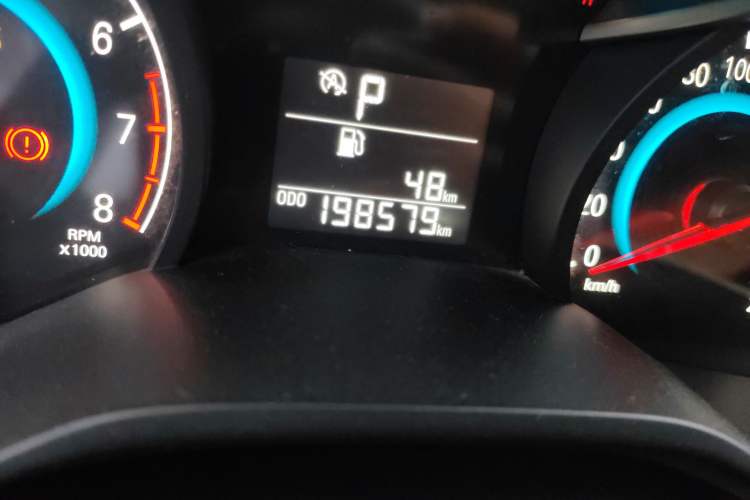 Used Chevrolet Cavalier 2018 320 Automatic Enjoyment Sunroof Edition Odometer Close Up