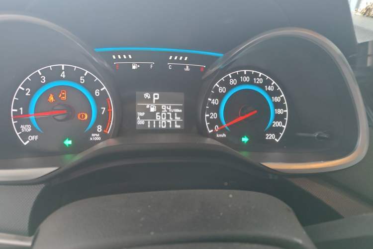 Used Chevrolet Cavalier 2018 320 Automatic Enjoyment Sunroof Edition Odometer Close Up
