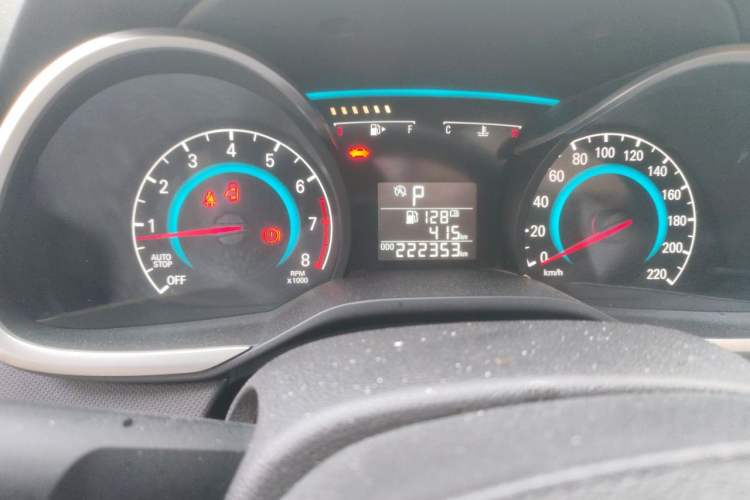 Used Chevrolet Cavalier 2018 320 Automatic Xinyue Edition Odometer Close Up