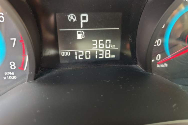 Used Chevrolet Cavalier 2018 320 Automatic Enjoyment Sunroof Edition Odometer Close Up