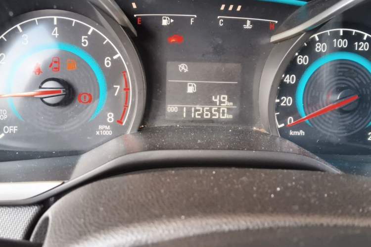 Used Chevrolet Cavalier 2018 320 Manual Xinyue Edition Odometer Close Up
