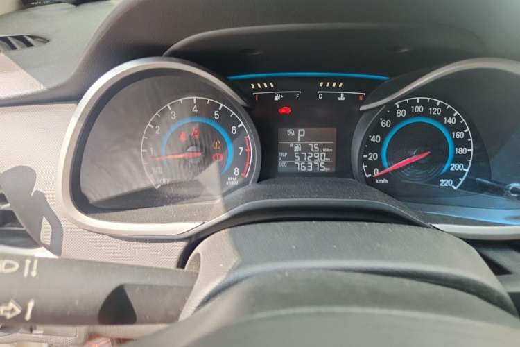 Used Chevrolet Cavalier 2018 320 Automatic Xinyue Edition Odometer Close Up