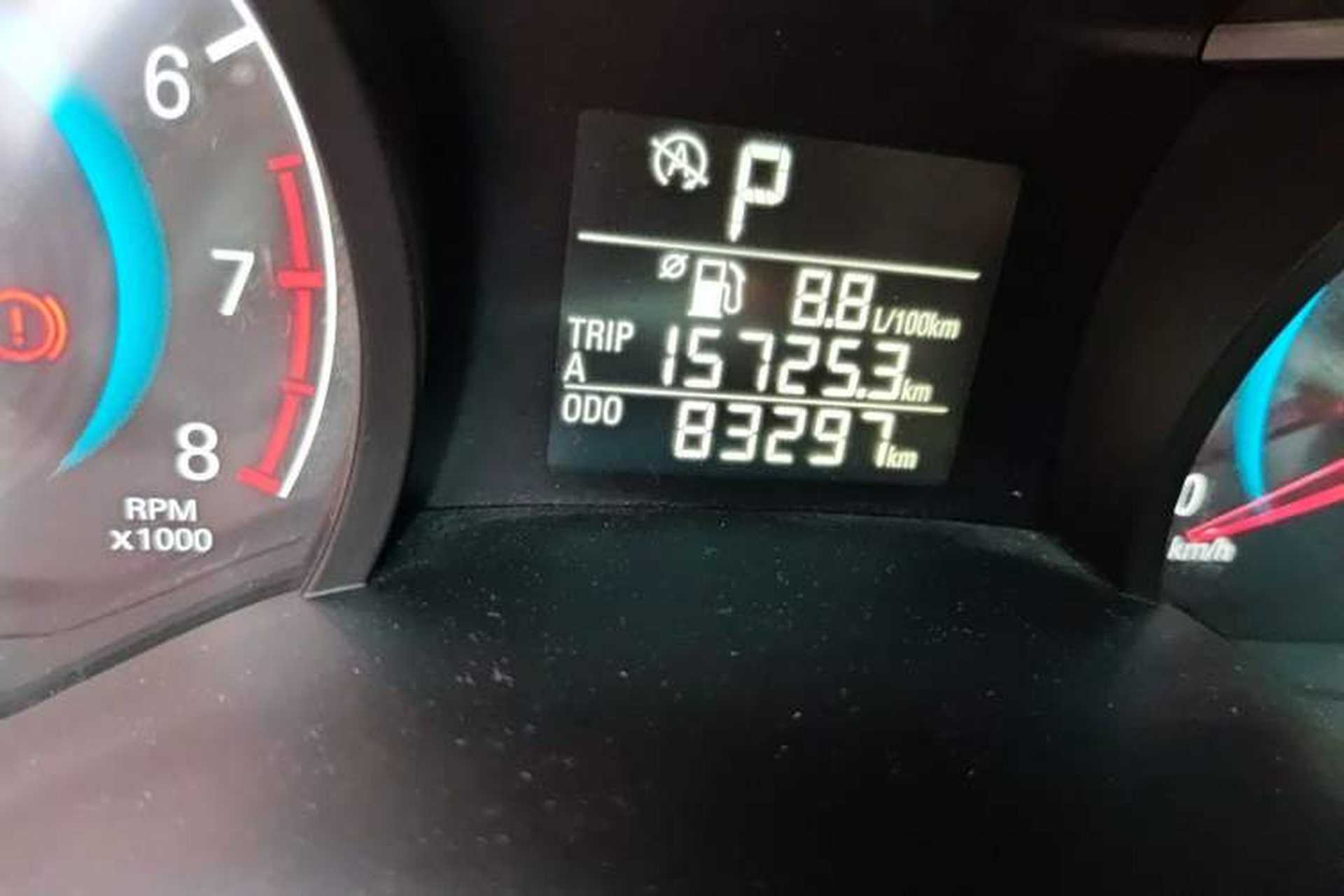 Used Chevrolet Cavalier 2018 320 Automatic Enjoyment Sunroof Edition Odometer Close Up